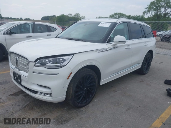 2022 Lincoln Aviator Reserve with VIN 5LM5J7XC5NGL07327, listed as a IAAI auction lot 42431662 with 33,536 mi miles and . Bid and sale history available at DreamBid. Image 17.