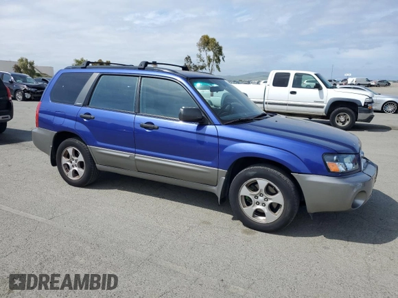 2003 Subaru Forester XS z VIN JF1SG65633H749522, wystawiony jako Copart lot #53393445 z przebiegiem 138 592 mil mil oraz Szkoda całkowita • Salvage title. Historia ofert i sprzedaży dostępna na DreamBid. Obrazek 4.