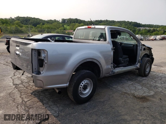 2020 Ford Ranger XL with VIN 1FTER1EHXLLA97890, listed as a Copart auction lot 59202705 with 30,580 mi miles and Salvage title. Bid and sale history available at DreamBid. Image 3.