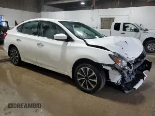 2017 Nissan Sentra S with VIN 3N1AB7AP6HY233310, listed as a Copart auction lot 50043905 with 107,710 mi miles and Salvage Title. Bid and sale history available at DreamBid. Image 4.