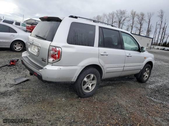 2008 Honda Pilot EX-L with VIN 5FNYF18748B045951, listed as a Copart auction lot 50617485 with 176,074 mi miles and Salvage Title. Bid and sale history available at carsss.com. Image 3.