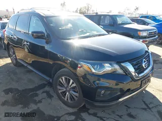 2017 Nissan Pathfinder SV with VIN 5N1DR2MN1HC630141, listed as a IAAI auction lot 41376712 with 75,133 mi miles. Bid and sale history available at carsss.com. Image 1.