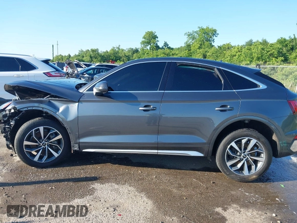 2022 Audi Q5 Sportback S line Premium с VIN WA14AAFY3N2090977, выставлен на аукционе IAAI как лот 42174322 с пробегом Не указан миль и . История ставок и продаж доступна на DreamBid. Изображение 14.