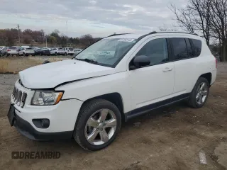 2012 Jeep Compass Limited with VIN 1C4NJCCB6CD571040, listed as a Copart auction lot 81762144 with 38,304 mi miles and Salvage Title. Bid and sale history available at DreamBid. Image 1.