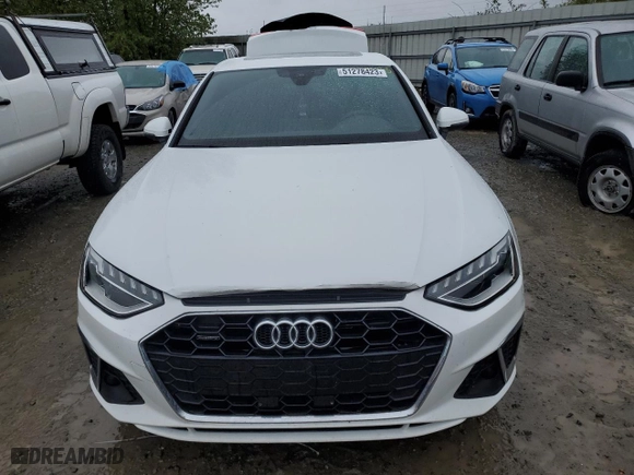 2020 Audi A4 Sedan Premium Plus with VIN WAUENAF44LN008243, listed as a Copart auction lot 51278423 with 43,369 mi miles. Bid and sale history available at carsss.com. Image 5.