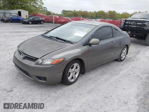 2008 Honda Civic Cpe EX with VIN 2HGFG12878H517447, listed as a IAAI auction lot 41925712 with 213,563 mi miles. Bid and sale history available at carsss.com. Image 2.