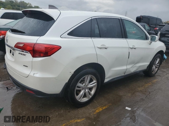 2015 Acura RDX Tech Pkg with VIN 5J8TB4H57FL026960, listed as a Copart auction lot 72962293 with 80,356 mi miles. Bid and sale history available at carsss.com. Image 3.