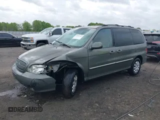 2005 Kia Sedona LX with VIN KNDUP132656734193, listed as a IAAI auction lot 41892342 with 91,768 mi miles. Bid and sale history available at carsss.com. Image 18.