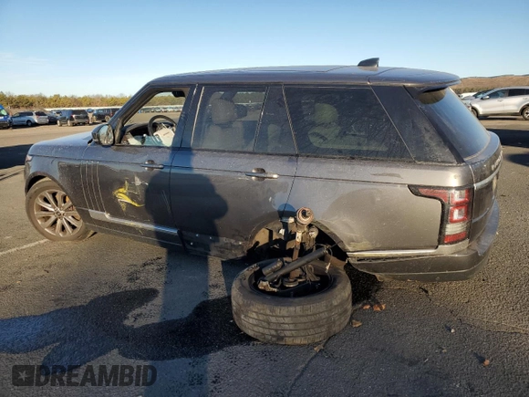2017 Land Rover Range Rover with VIN SALGR2FK5HA362235, listed as a Copart auction lot 41617135 with 84,568 mi miles and Salvage title. Bid and sale history available at DreamBid. Image 2.