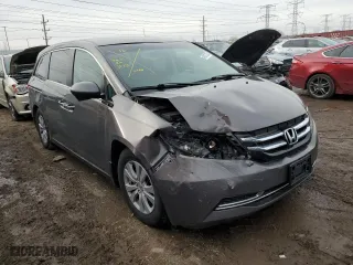 2014 Honda Odyssey EX with VIN 5FNRL5H46EB025271, listed as a Copart auction lot 49872725 with 80,321 mi miles and Salvage Title. Bid and sale history available at carsss.com. Image 4.
