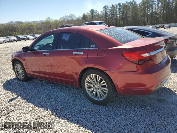 2011 Chrysler 200 Limited with VIN 1C3BC2FB3BN594937, listed as a Copart auction lot 48230555 with 158,382 mi miles and Salvage Title. Bid and sale history available at carsss.com. Image 2.