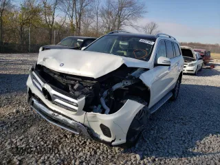 2017 Mercedes-Benz GLS with VIN 4JGDF6EE3HA876067, listed as a Copart auction lot 66457162 with 76,845 mi miles. Bid and sale history available at carsss.com. Image 2.