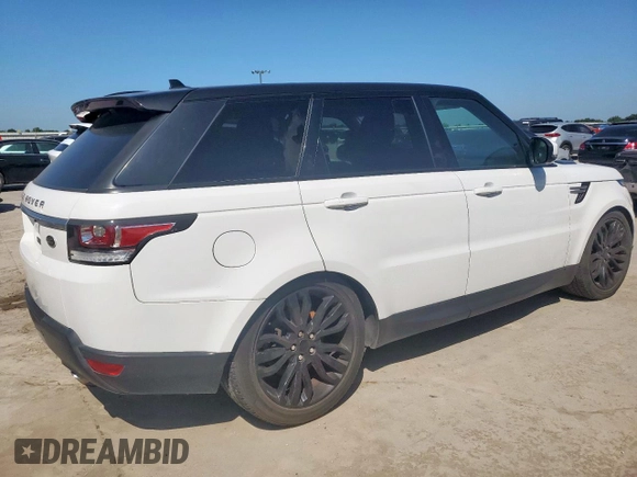 2016 Land Rover Range Rover Sport HSE with VIN SALWR2KF8GA581693, listed as a Copart auction lot 65575475 with Not provided miles and Clean title. Bid and sale history available at DreamBid. Image 3.