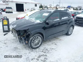 2020 Hyundai Kona SEL Plus with VIN KM8K62AA7LU498541, listed as a IAAI auction lot 41596668 with 54,603 mi miles. Bid and sale history available at carsss.com. Image 17.