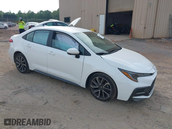 2022 Toyota Corolla SE with VIN 5YFS4MCE0NP136332, listed as a IAAI auction lot 42094001 with 36,371 mi miles and . Bid and sale history available at DreamBid. Image 1.