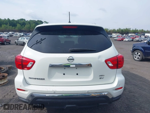 2017 Nissan Pathfinder SV with VIN 5N1DR2MM6HC623919, listed as a IAAI auction lot 42713558 with 50,221 mi miles and . Bid and sale history available at DreamBid. Image 16.