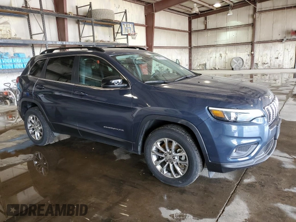 2022 Jeep Cherokee Latitude Lux with VIN 1C4PJMMX7ND518066, listed as a Copart auction lot 60487295 with 48,346 mi miles and Salvage title. Bid and sale history available at DreamBid. Image 4.