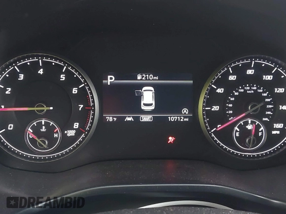 2023 Hyundai Santa Fe SE with VIN 5NMS14AJ5PH626769, listed as a IAAI auction lot 42637931 with 10,712 mi miles and . Bid and sale history available at DreamBid. Image 7.