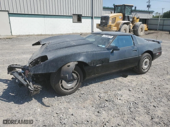 1987 Chevrolet Corvette with VIN 1G1YY2188H5114508, listed as a Copart auction lot 71249574 with 167,325 mi miles and Salvage Title. Bid and sale history available at carsss.com. Image 1.