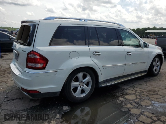 2012 Mercedes-Benz GL-Class GL 450 with VIN 4JGBF7BE7CA765175, listed as a Copart auction lot 61830094 with 0 mi miles and Salvage Title. Bid and sale history available at carsss.com. Image 3.