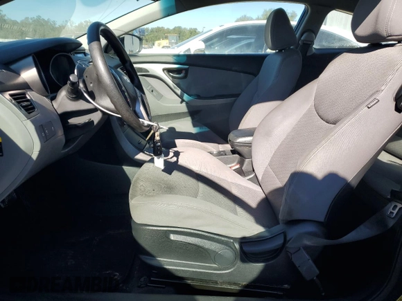 2013 Hyundai Elantra Coupe GS with VIN KMHDH6AE7DU011465, listed as a Copart auction lot 87724855 with 152,104 mi miles and Salvage Title. Bid and sale history available at carsss.com. Image 7.