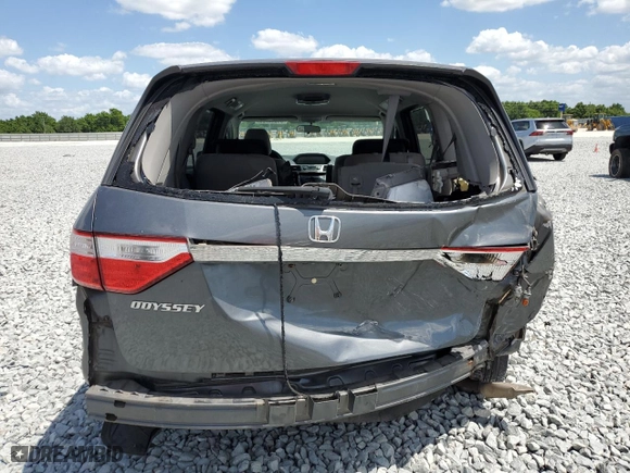2013 Honda Odyssey LX with VIN 5FNRL5H26DB030757, listed as a Copart auction lot 51913635 with 104,654 mi miles and Salvage Title. Bid and sale history available at carsss.com. Image 6.