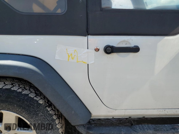 2017 Jeep Wrangler Sport with VIN 1C4AJWAG5HL502352, listed as a Copart auction lot 74010244 with 76,086 mi miles and Non Repairable. Bid and sale history available at DreamBid. Image 13.