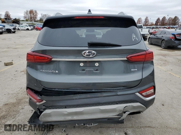 2019 Hyundai Santa Fe Limited with VIN 5NMS5CAD6KH133975, listed as a Copart auction lot 81969714 with 99,275 mi miles and Salvage Title. Bid and sale history available at carsss.com. Image 6.
