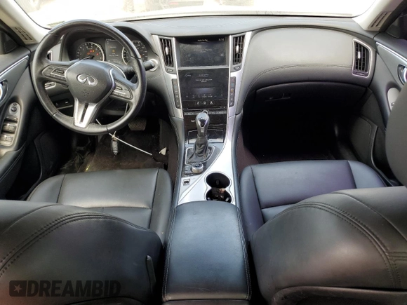 2020 Infiniti Q50 Luxe with VIN JN1EV7AP5LM200335, listed as a Copart auction lot 53086135 with 105,328 mi miles and Clean Title. Bid and sale history available at DreamBid. Image 8.