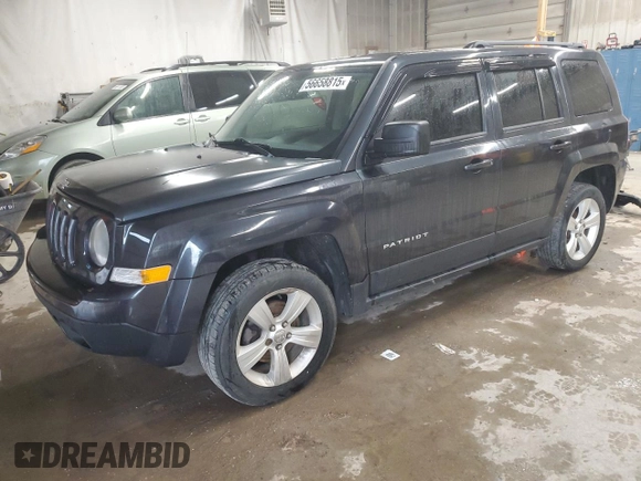 2015 Jeep Patriot Latitude with VIN 1C4NJRFB0FD125811, listed as a Copart auction lot 56658815 with 169,500 mi miles and Clean title. Bid and sale history available at DreamBid. Image 1.