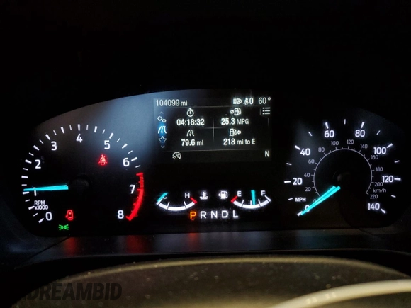 2021 Ford Escape S with VIN 1FMCU0F67MUA13738, listed as a Copart auction lot 53201605 with 104,099 mi miles and Clean title. Bid and sale history available at DreamBid. Image 9.