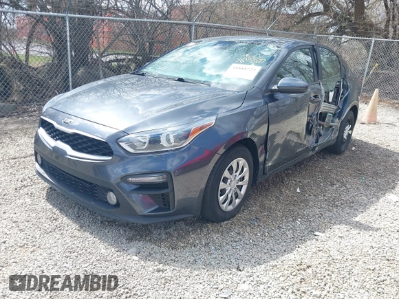 2021 Kia Forte FE with VIN 3KPF24AD6ME310406, listed as a IAAI auction lot 41888723 with 59,281 mi miles. Bid and sale history available at carsss.com. Image 2.