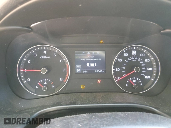 2021 Kia Forte LXS with VIN 3KPF24AD8ME348008, listed as a Copart auction lot 57676065 with 69,143 mi miles and Salvage title. Bid and sale history available at DreamBid. Image 9.
