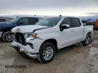2024 Chevrolet Silverado 1500 LT with VIN 1GCPDKEK0RZ351170, listed as a Copart auction lot 48694575 with 2,586 mi miles and Salvage Title. Bid and sale history available at carsss.com. Image 1.