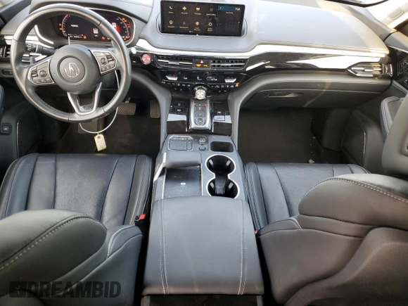 2023 Acura MDX Technology with VIN 5J8YD9H40PL006068, listed as a Copart auction lot 65587645 with 43,192 mi miles and Salvage title. Bid and sale history available at DreamBid. Image 8.
