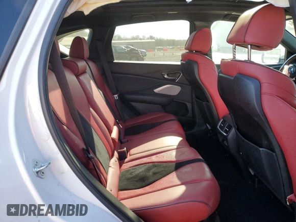 2021 Acura RDX w/A-Spec Package with VIN 5J8TC2H60ML031795, listed as a Copart auction lot 52299185 with 81,351 mi miles and Salvage Title. Bid and sale history available at DreamBid. Image 11.