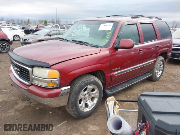 2001 GMC Yukon SLT with VIN 1GKEK13T71J198393, listed as a IAAI auction lot 41898293 with 230,055 mi miles. Bid and sale history available at carsss.com. Image 18.