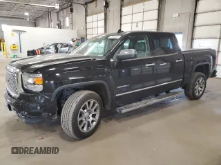 2015 GMC Sierra 1500 Denali with VIN 3GTU2WEJ1FG310940, listed as a Copart auction lot 52930325 with 104,710 mi miles and Salvage Title. Bid and sale history available at carsss.com. Image 1.