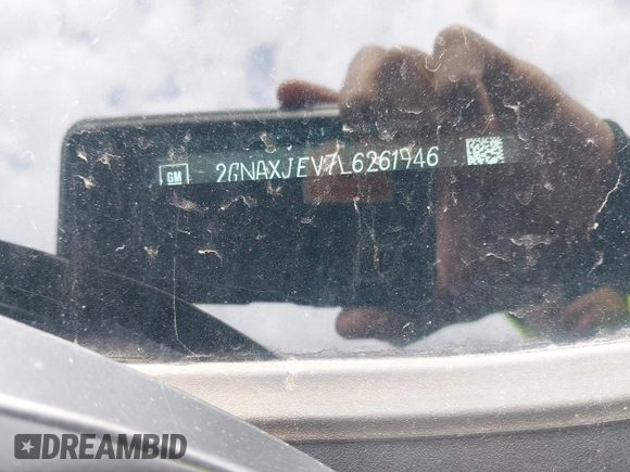 2020 Chevrolet Equinox LT with VIN 2GNAXJEV7L6261946, listed as a IAAI auction lot 41454944 with 140,698 mi miles and . Bid and sale history available at DreamBid. Image 9.