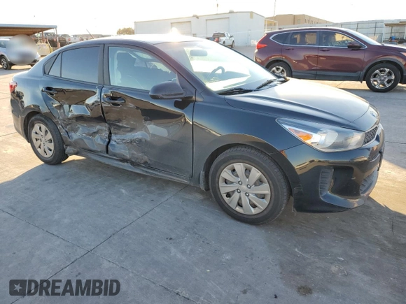 2020 Kia Rio LX with VIN 3KPA24AD3LE335045, listed as a Copart auction lot 88588195 with 41,560 mi miles and Salvage Title. Bid and sale history available at carsss.com. Image 4.