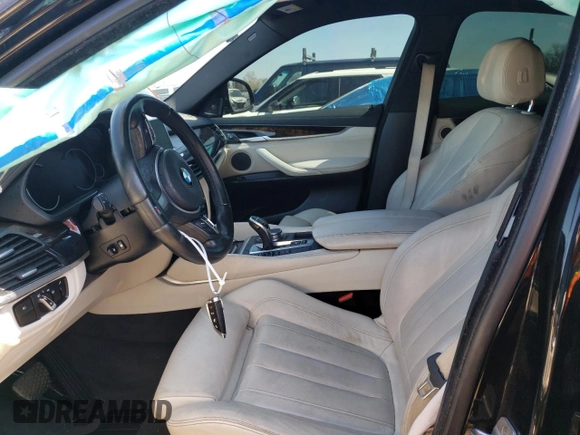 2017 BMW X6 xDrive35i with VIN 5UXKU2C55H0N85250, listed as a Copart auction lot 47074423 with 0 mi miles. Bid and sale history available at carsss.com. Image 7.