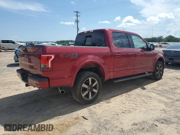 2015 Ford F-150 XLT with VIN 1FTEW1EP7FFD01693, listed as a Copart auction lot 62568385 with 190,871 mi miles and Salvage title. Bid and sale history available at DreamBid. Image 3.