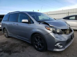 2012 Toyota Sienna SE with VIN 5TDXK3DC8CS209938, listed as a Copart auction lot 49187275 with 120,066 mi miles and Salvage Title. Bid and sale history available at carsss.com. Image 4.