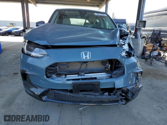 2025 Honda HR-V EX-L with VIN 3CZRZ1H71SM714007, listed as a Copart auction lot 50910245 with 1,239 mi miles and Salvage Title. Bid and sale history available at carsss.com. Image 5.