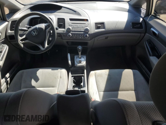 2010 Honda Civic LX with VIN 2HGFA1F51AH306669, listed as a Copart auction lot 50450825 with 143,659 mi miles and Salvage Title. Bid and sale history available at DreamBid. Image 8.