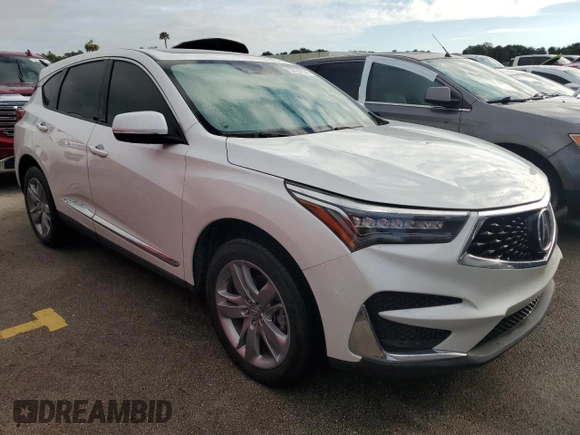2020 Acura RDX w/Advance Pkg with VIN 5J8TC1H77LL000528, listed as a Copart auction lot 73729214 with 0 mi miles and Non Repairable. Bid and sale history available at carsss.com. Image 4.