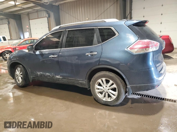 2016 Nissan Rogue SV with VIN 5N1AT2MV4GC868813, listed as a Copart auction lot 50340165 with 166,906 mi miles and Salvage Title. Bid and sale history available at DreamBid. Image 2.