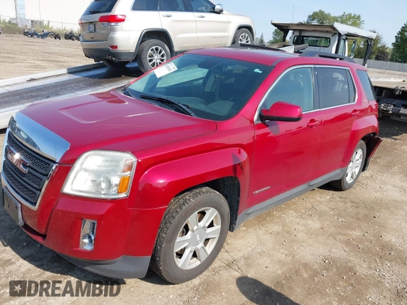 2013 GMC Terrain SLT with VIN 2GKALUEK7D6281518, listed as a IAAI auction lot 40504900 with 159,680 mi miles and . Bid and sale history available at carsss.com. Image 2.