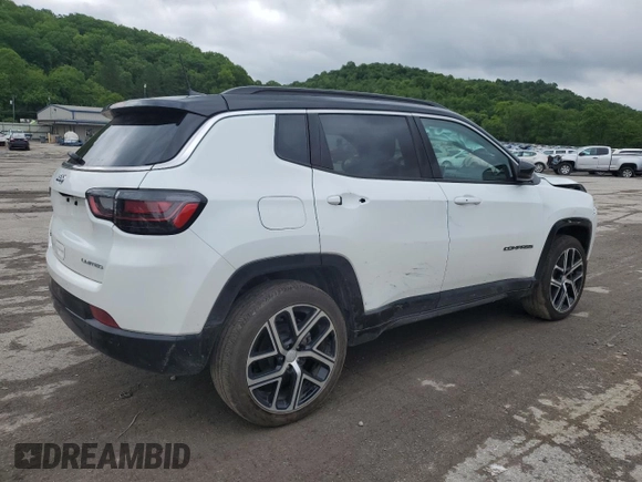 2024 Jeep Compass Limited with VIN 3C4NJDCN7RT166260, listed as a Copart auction lot 58562245 with 1,836 mi miles and Salvage title. Bid and sale history available at DreamBid. Image 3.