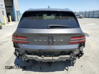 2021 Genesis GV80 with VIN KMUHB4SB7MU040137, listed as a Copart auction lot 65228045 with 74,658 mi miles and Salvage title. Bid and sale history available at DreamBid. Image 6.